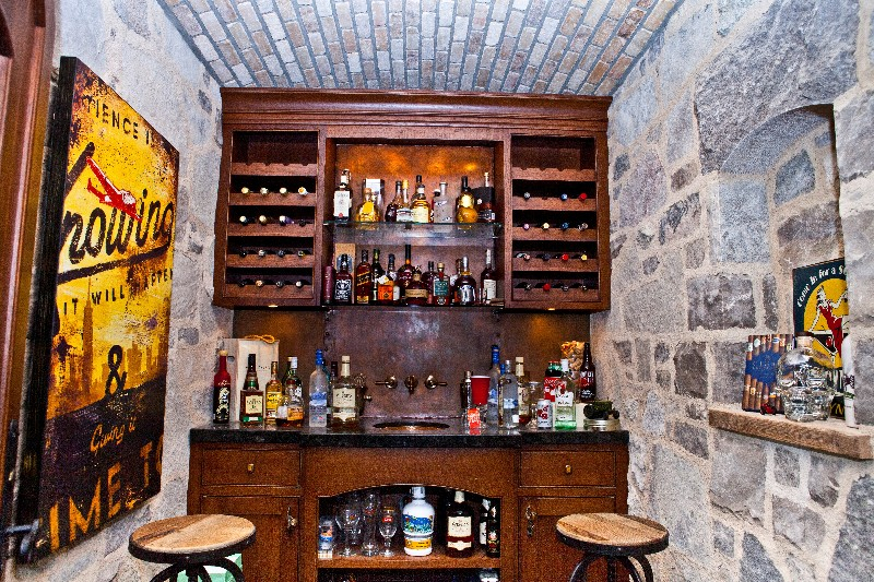 wine cellar, whiskey cellar
